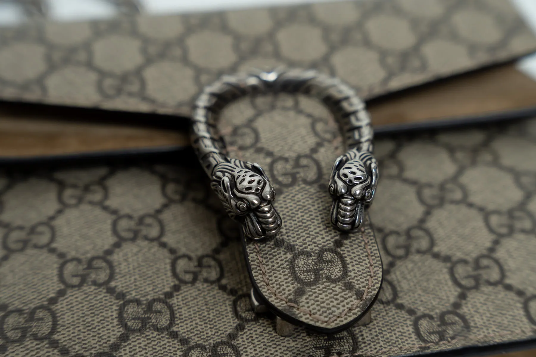 Gucci "Dionysus" Bag in Monogram Coated Canvas