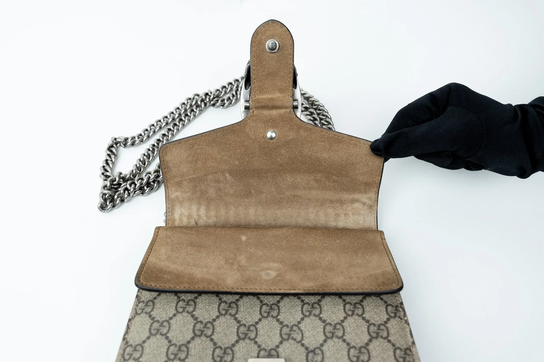 Gucci "Dionysus" Bag in Monogram Coated Canvas