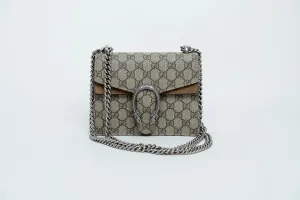 Gucci "Dionysus" Bag in Monogram Coated Canvas