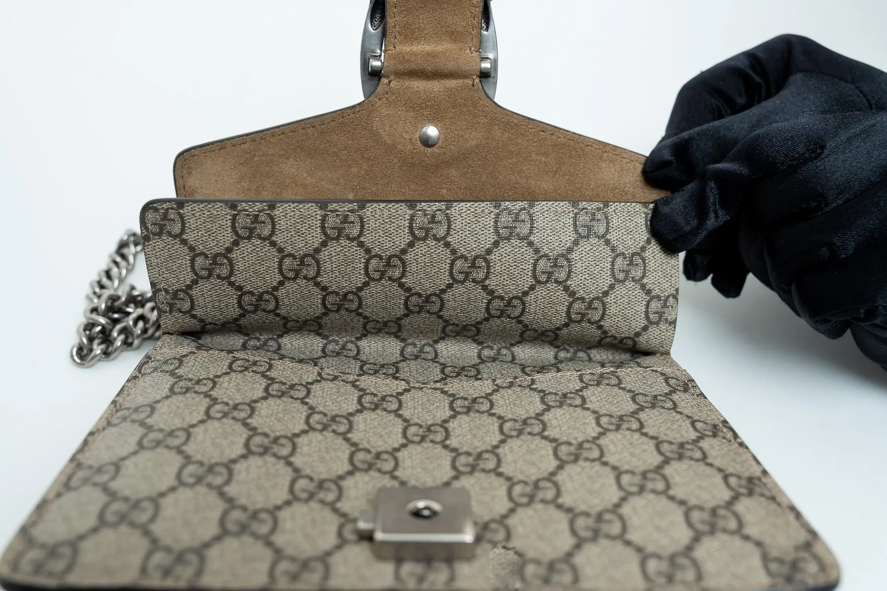 Gucci "Dionysus" Bag in Monogram Coated Canvas