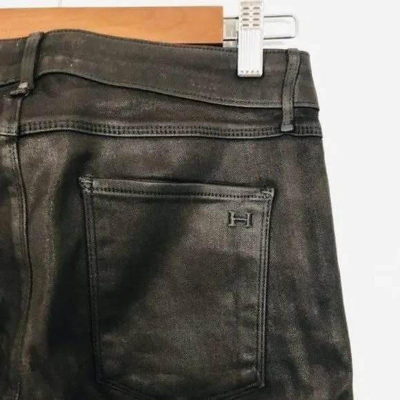 HABITUAL Denim Faux Leather Coated Skinny‎ Jeans, 28 - NWT