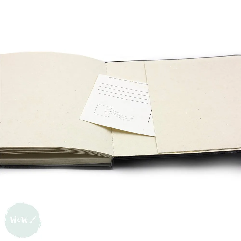 Hardback Watercolour Paper Book - SQUARE BOUND - VIVIVA COLORS -  240gsm (120lb), Ivory SMOOTH surface - A5