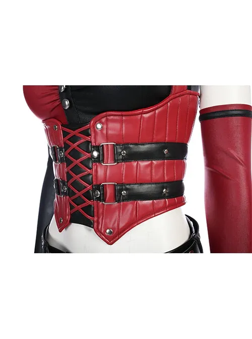 Harley Arkham City Cosplay Corset