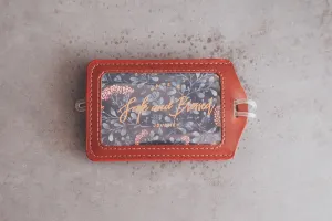 Have a safe and blessed journey (Floral) {Luggage Tag}