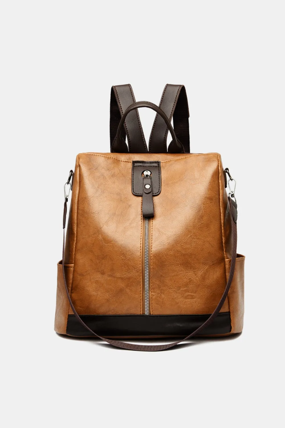 Hazel Blues® |  PU Leather Large Backpack Bag