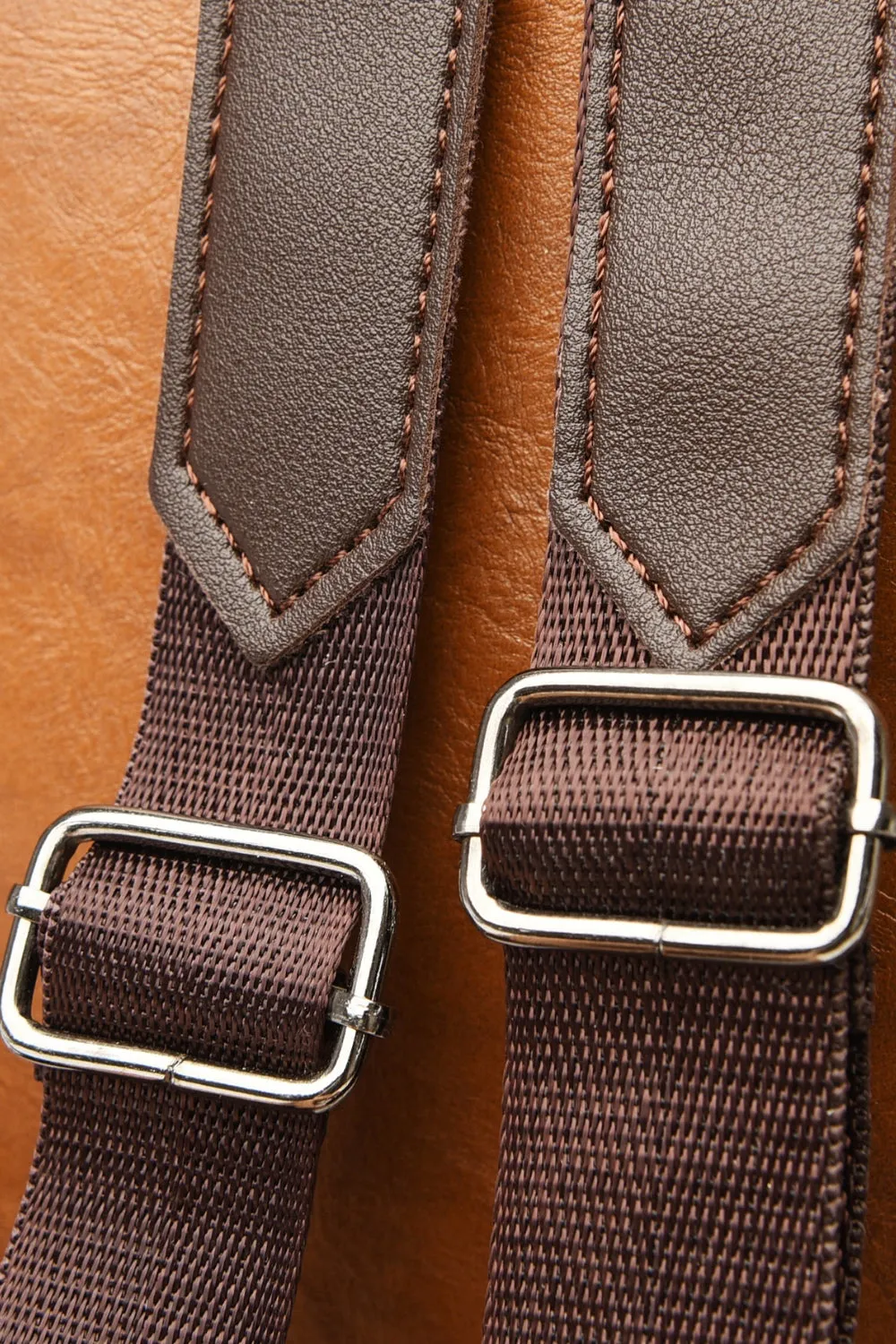 Hazel Blues® |  PU Leather Large Backpack Bag