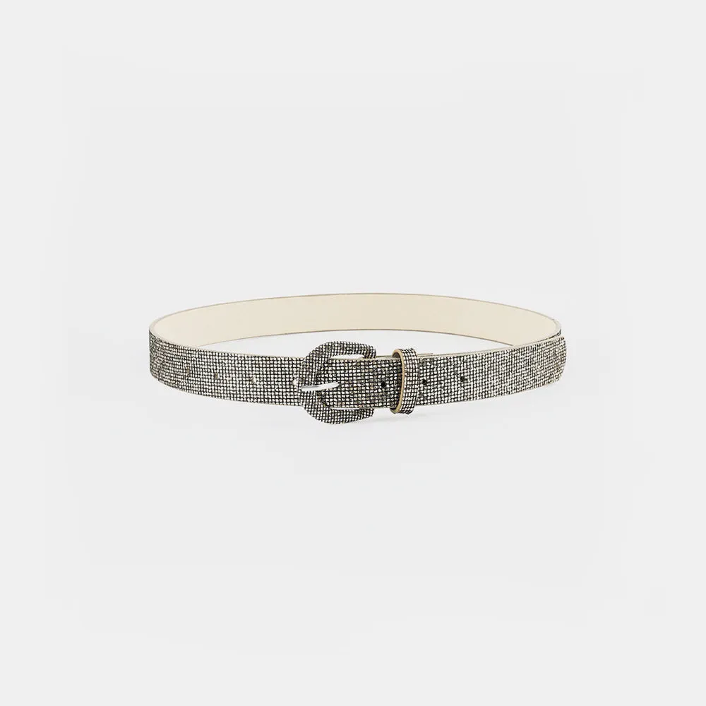 Hazel Blues® |  Sequin PU Leather Belt