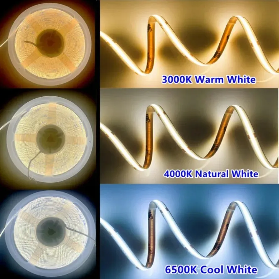 High-Density USB LED Light Strip with Multi-Color Options