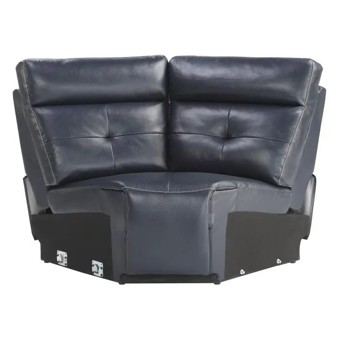Homelegance Furniture Avenue Corner Seat in Navy 9469NVB-CR