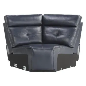 Homelegance Furniture Avenue Corner Seat in Navy 9469NVB-CR