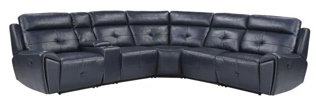 Homelegance Furniture Avenue Corner Seat in Navy 9469NVB-CR