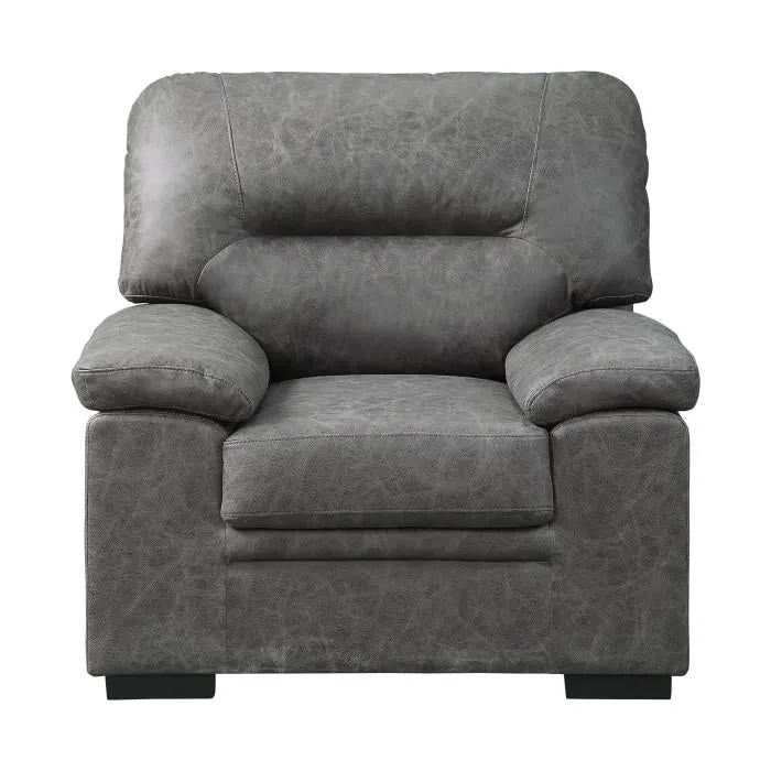 Homelegance Furniture Michigan Chair in Dark Gray 9407DG-1