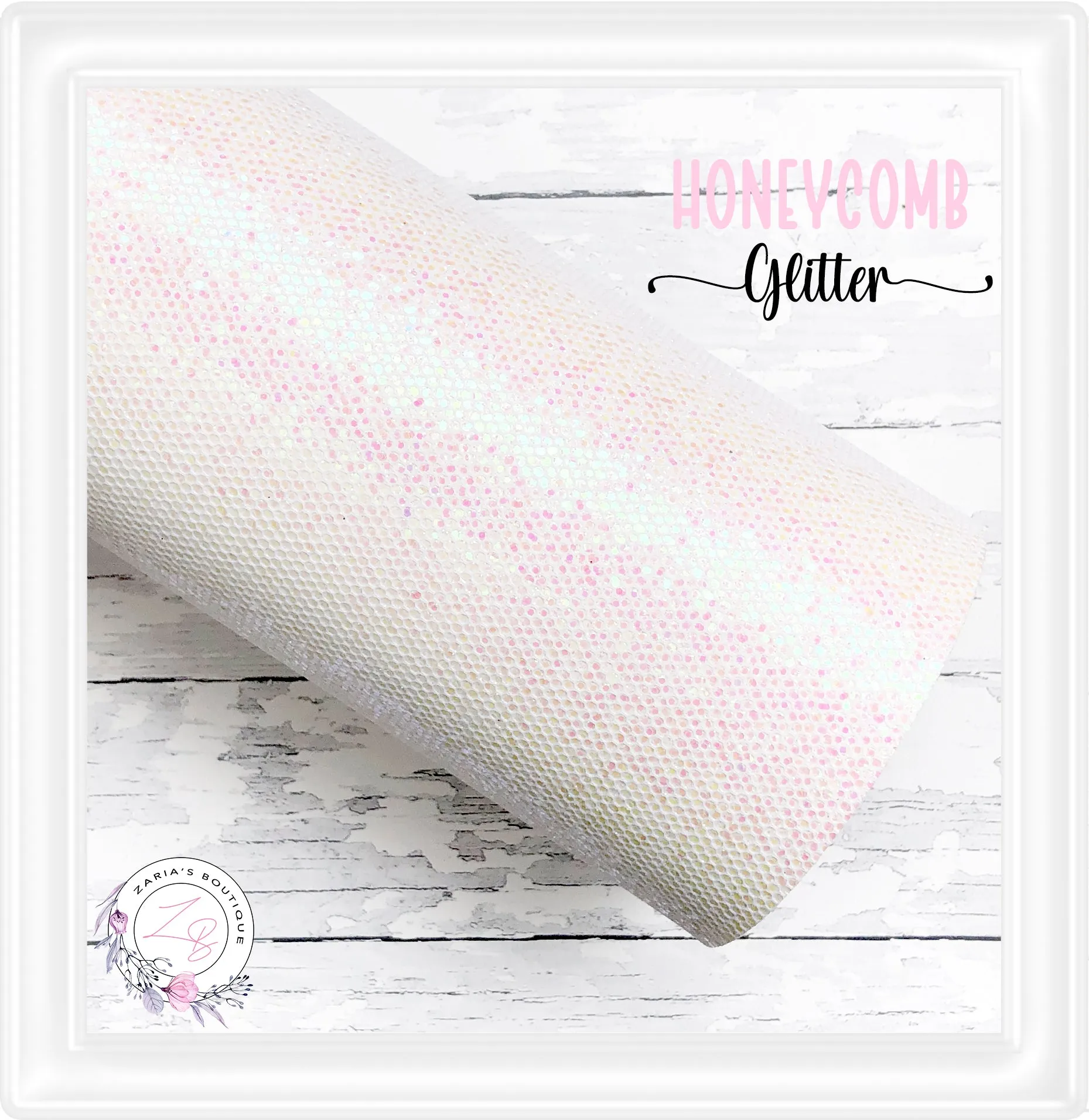 ⋅ Honeycomb Textured Glitter ⋅  Snowflake Sparkle ⋅