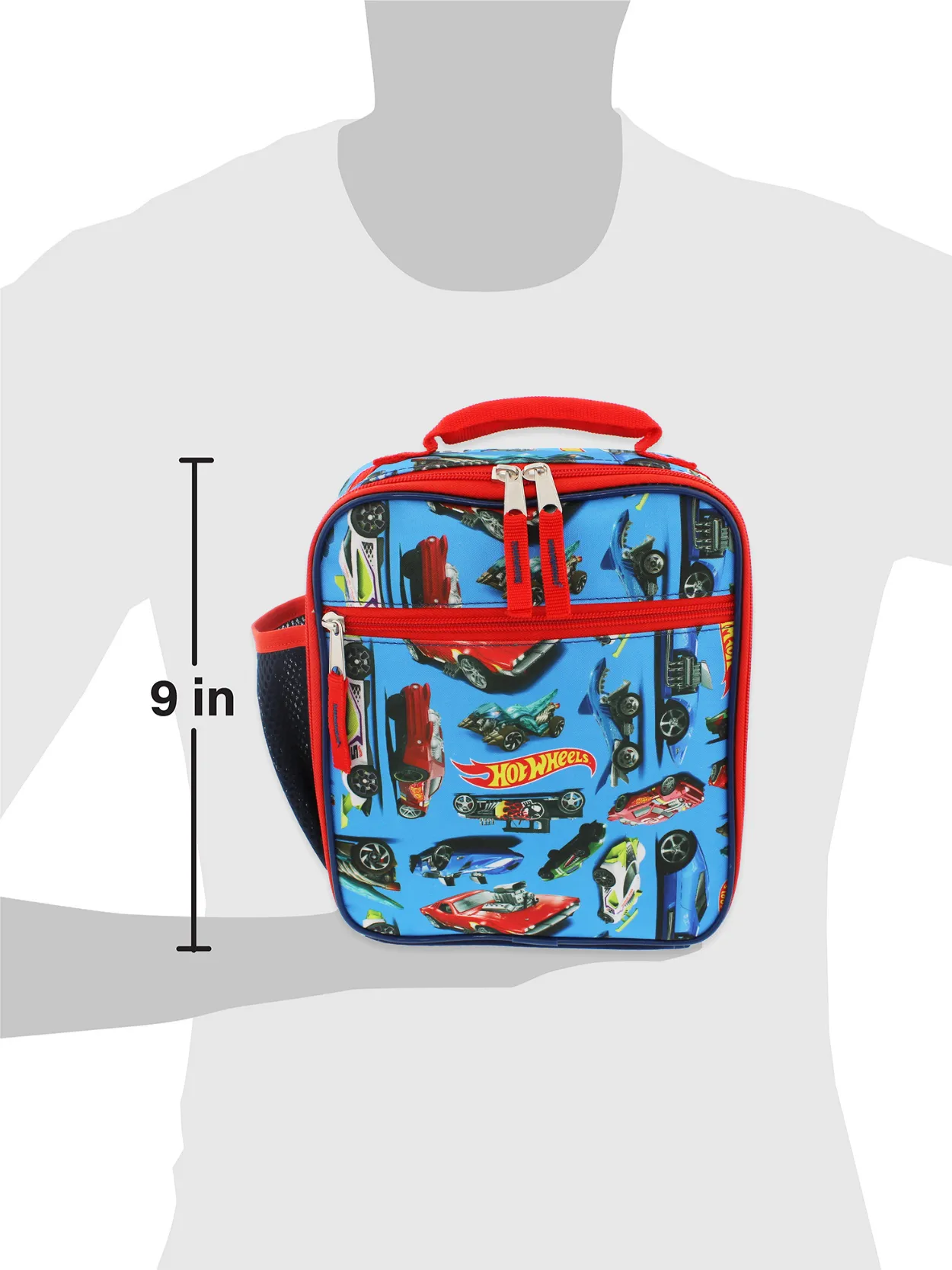 Hot Wheels Race Car Soft Insulated School Lunch Box