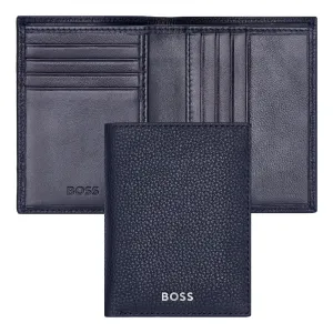 HUGO BOSS HLE416N-Folding Card holder Classic Grained Navy
