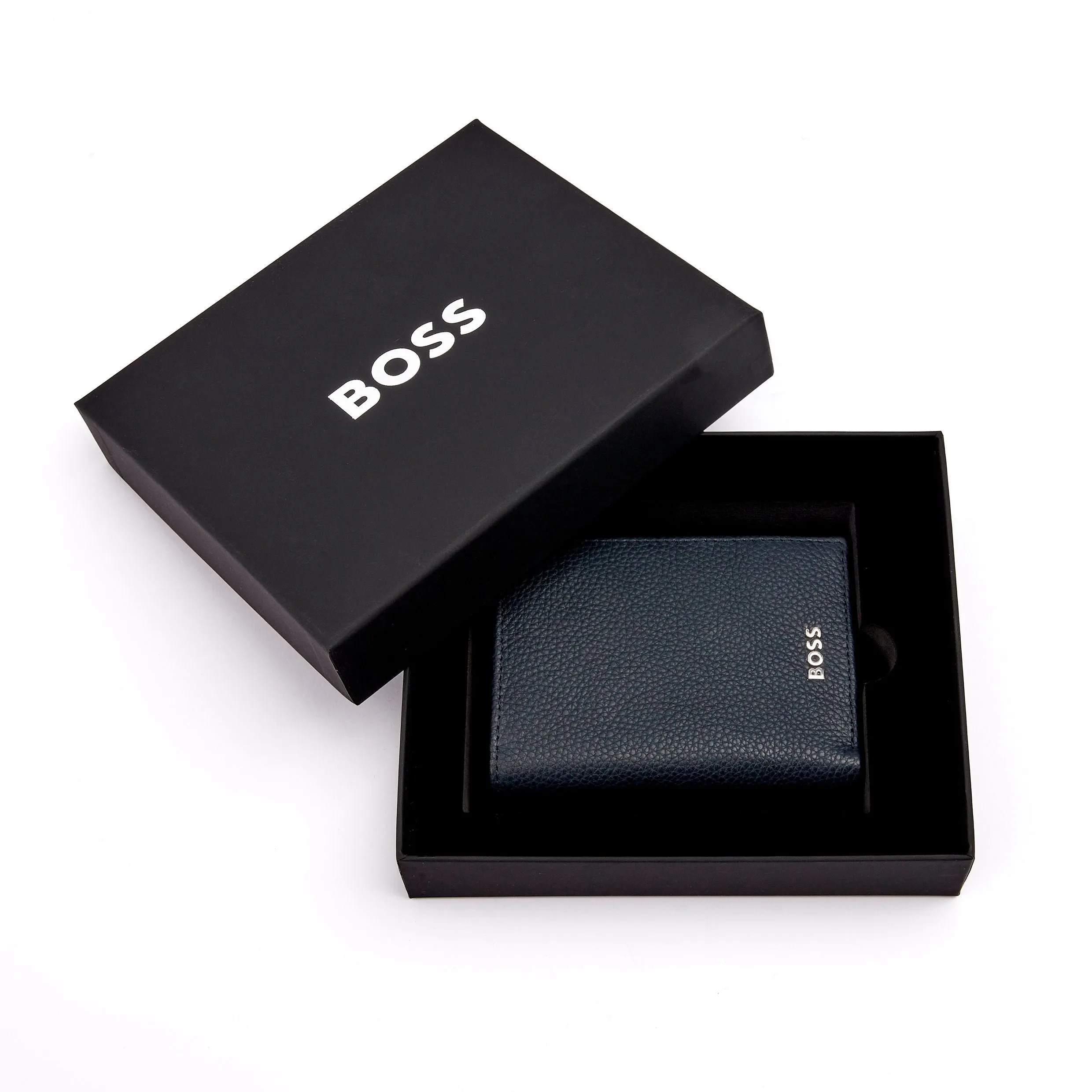 HUGO BOSS HLE416N-Folding Card holder Classic Grained Navy