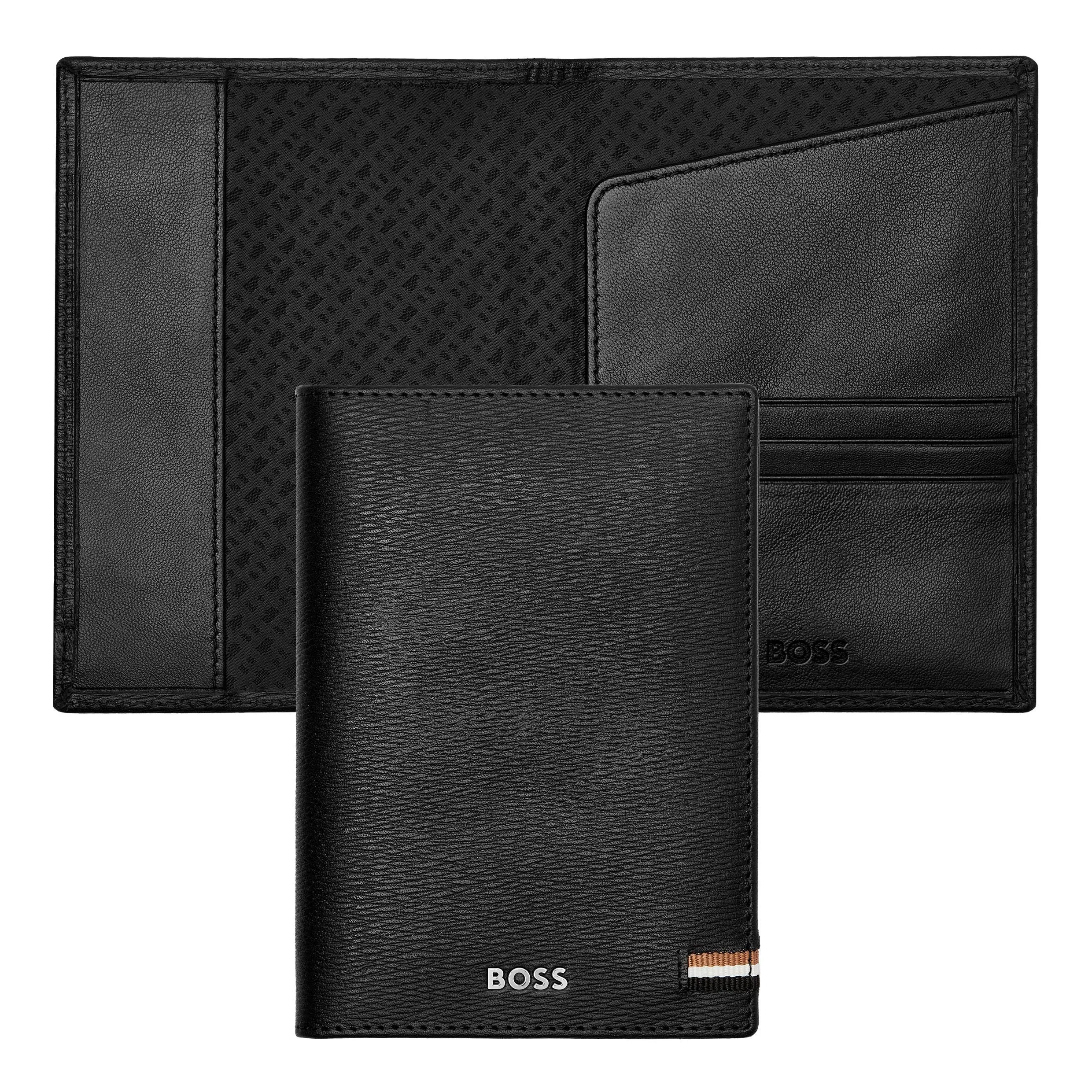 HUGO BOSS HLP421A-Passport holder Iconic Black