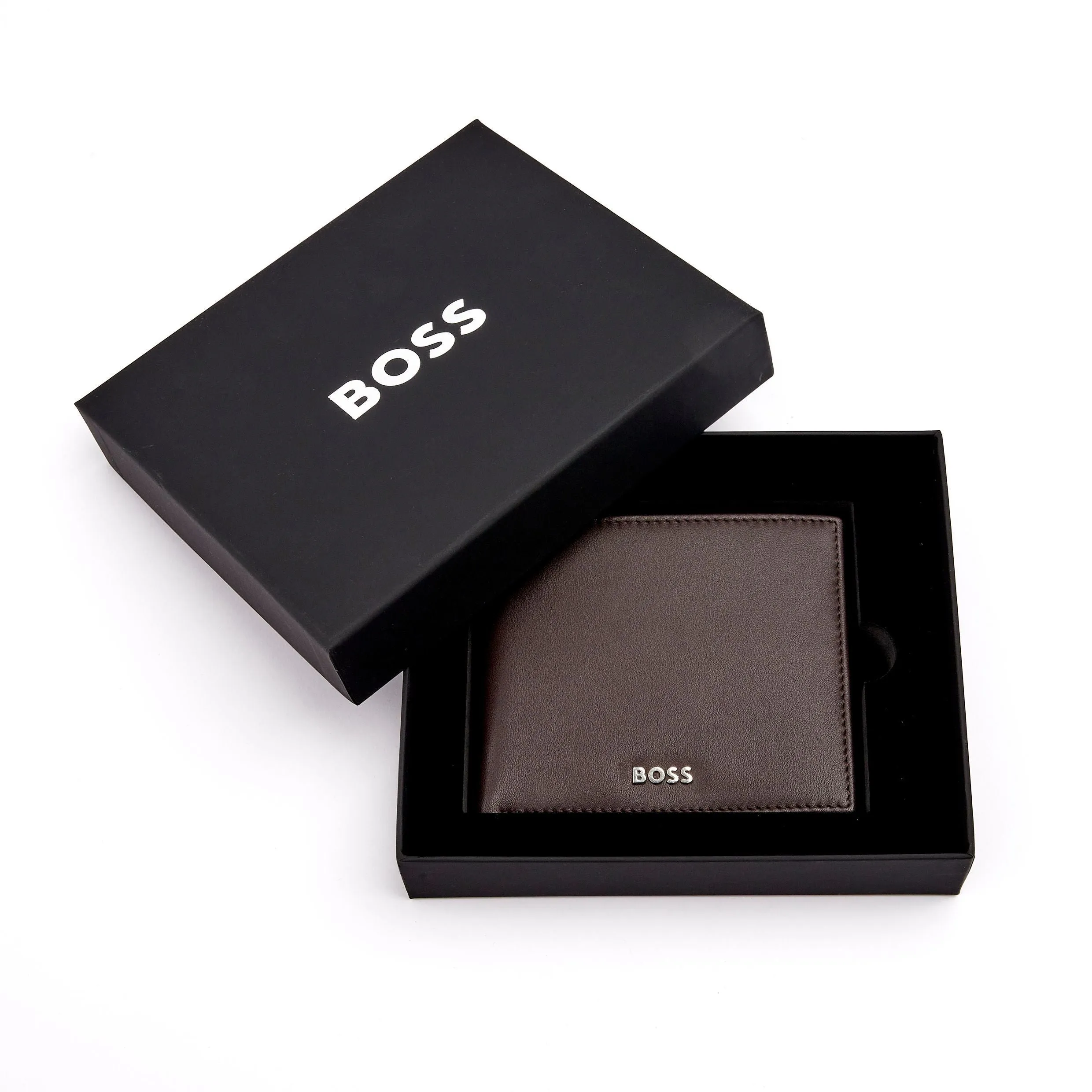 HUGO BOSS HLW403Y-Wallet Classic Smooth Brown