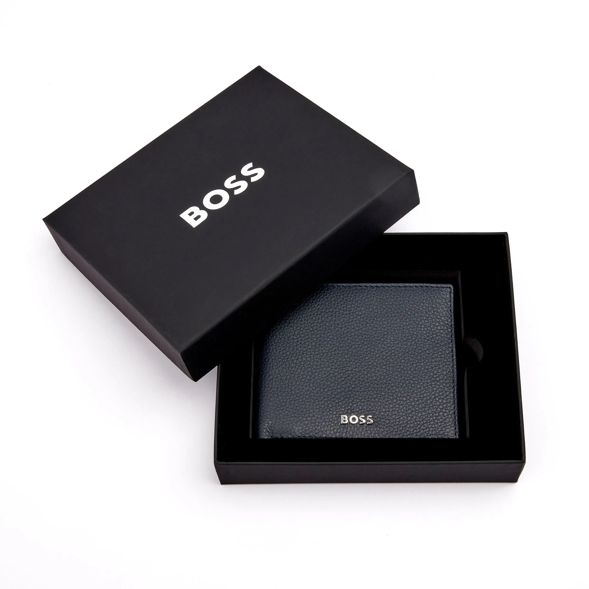 HUGO BOSS HLY416N-Wallet with flap Classic Grained Navy