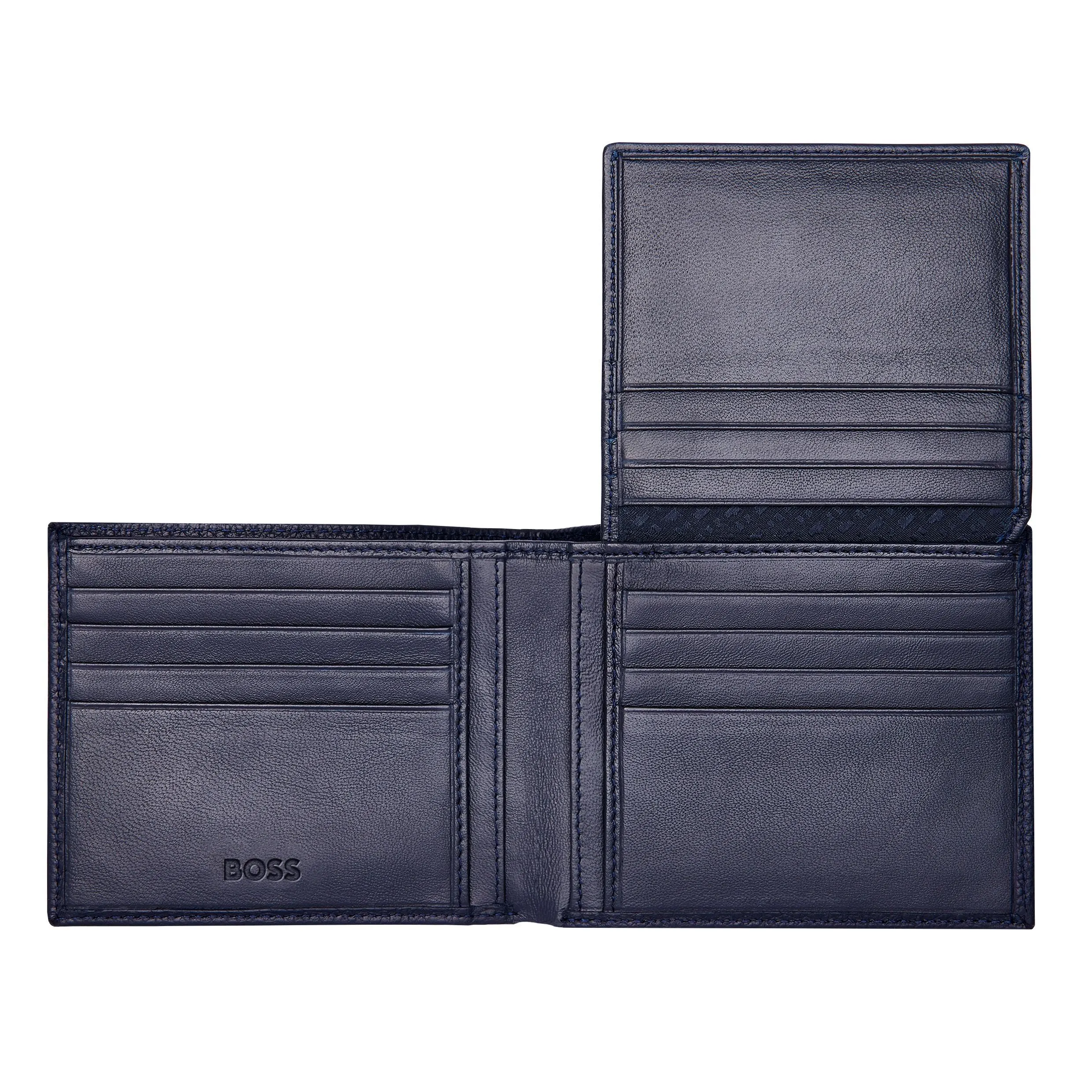 HUGO BOSS HLY416N-Wallet with flap Classic Grained Navy