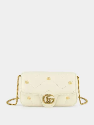 Ivory GG Marmont Mini Bag Set