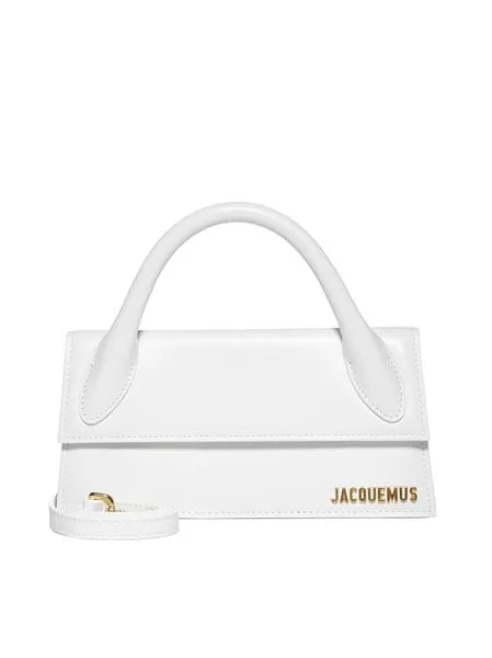 JACQUEMUS Mini Chic Leather Shoulder Bag (22cm x 10.5cm x 6cm)