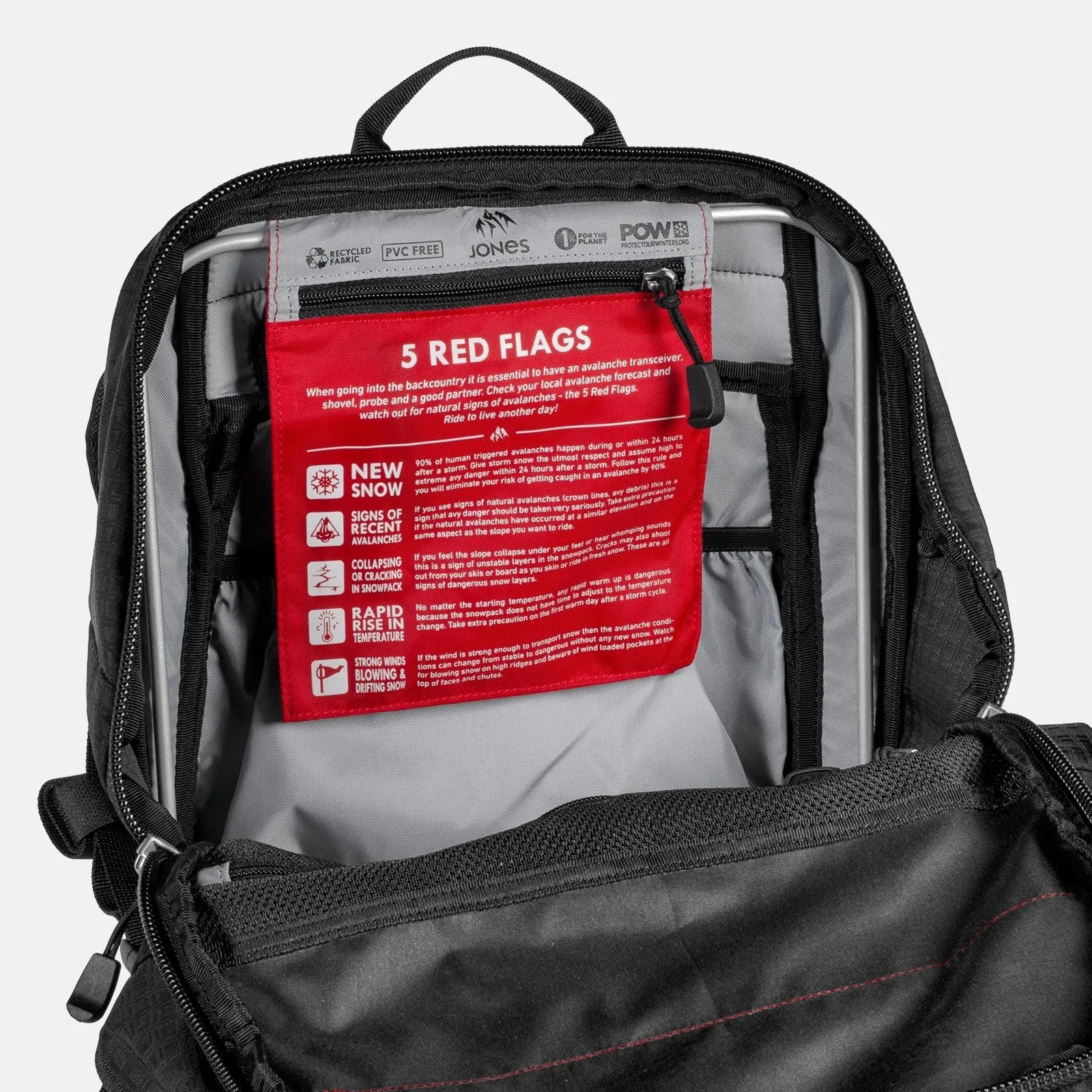 Jones Dscnt Backpack Black 2023 32 Litre