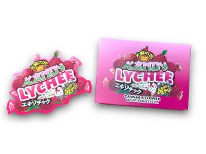 Kandy Lychee (Rose Pink) Mylar Bag with Box 3.5 Grams