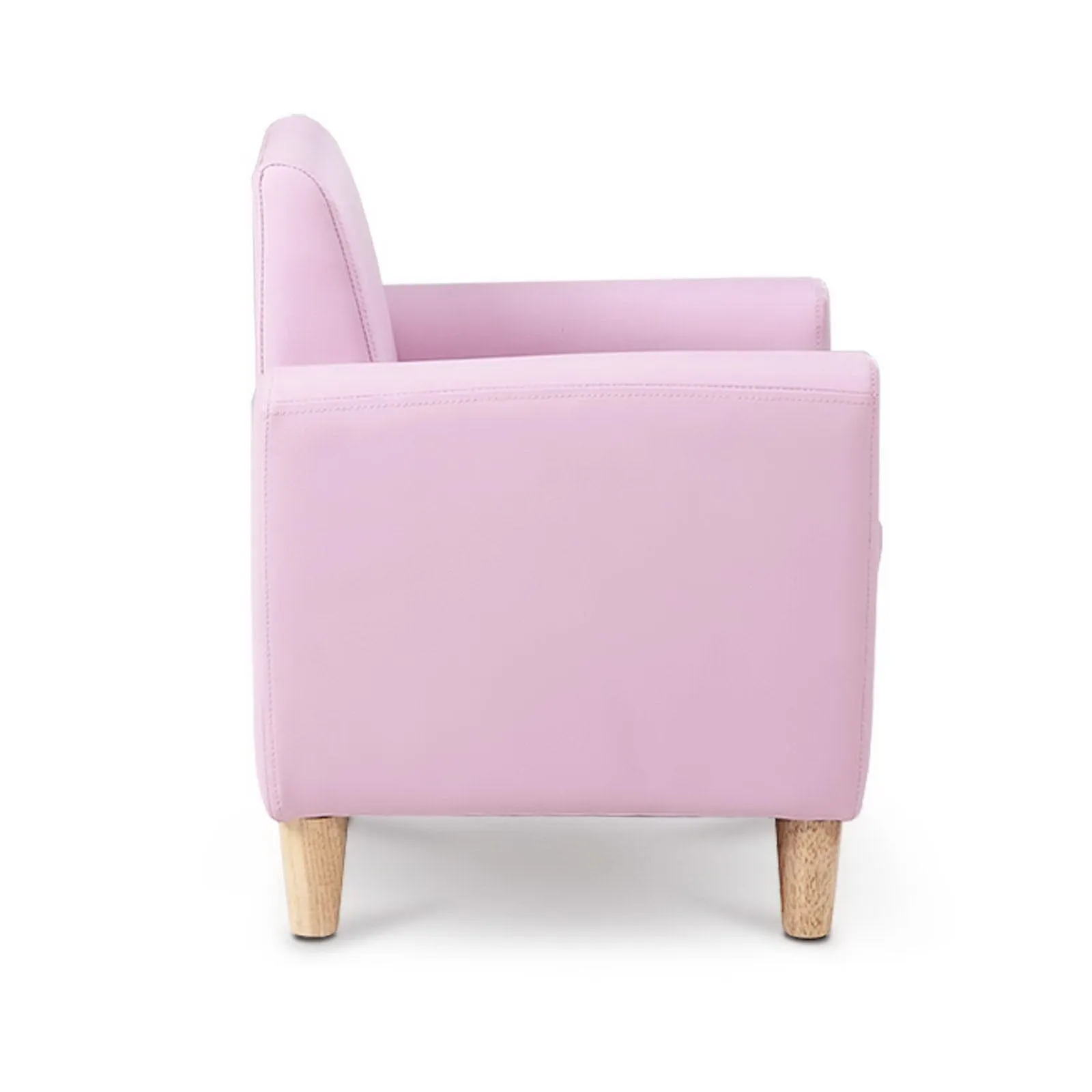 Kids Sofa Storage Armchair Lounge Pink PU Leather Children Chair Couch
