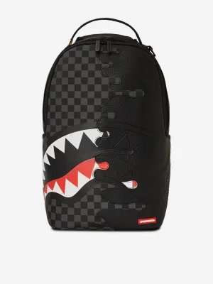 Kids Unfinished Shark Backpack in Black (46cm)