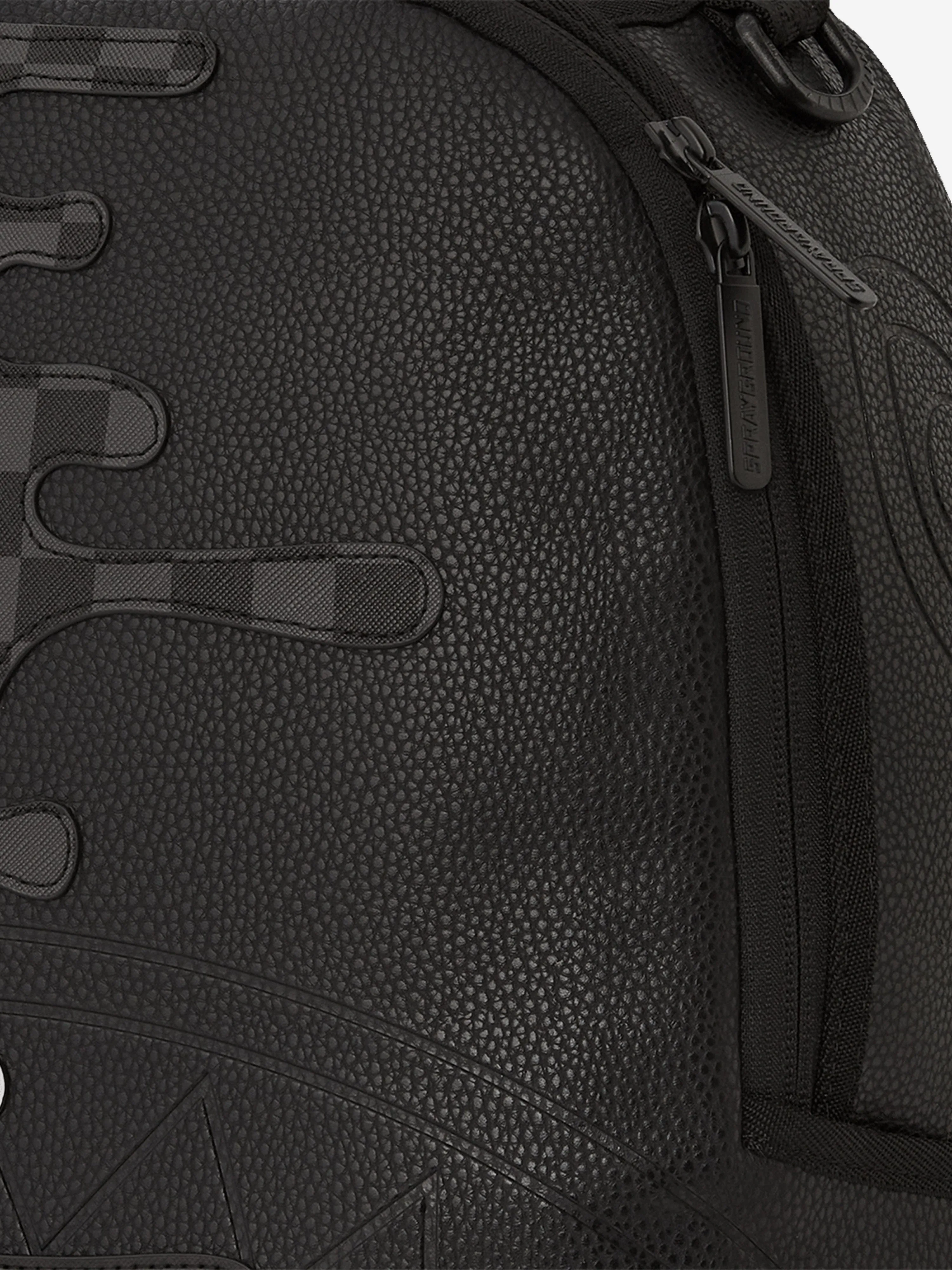 Kids Unfinished Shark Backpack in Black (46cm)