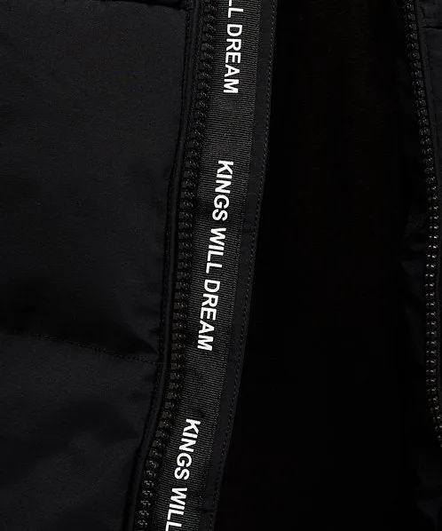 Kings Will Dream Montana Short Puffer Jacket Black