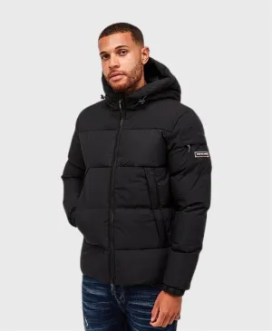 Kings Will Dream Montana Short Puffer Jacket Black