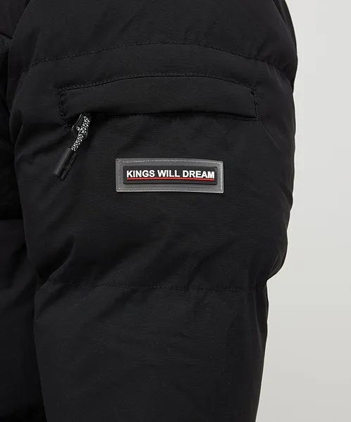 Kings Will Dream Montana Short Puffer Jacket Black