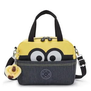 Kipling Miyo Minion Jeans Bl Large Lunch Bag with Trolley Sleeve
