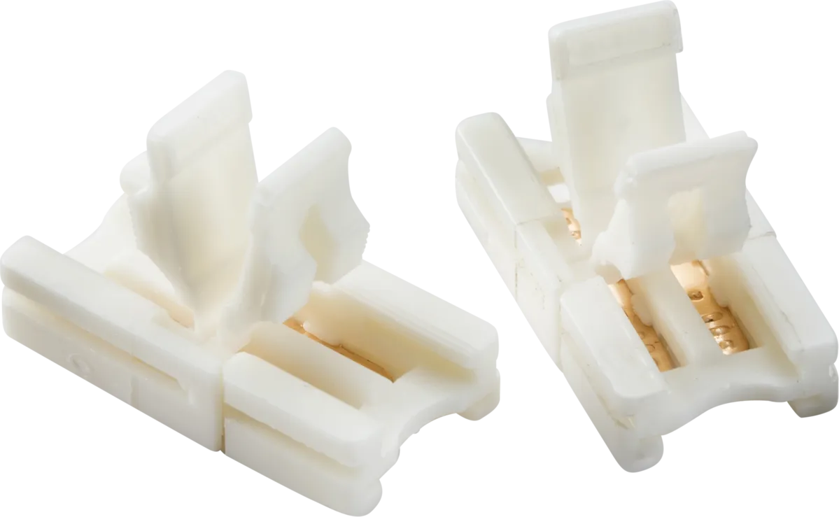 Knightsbridge LFCON2P 12V/24V LED Flex Strip to Strip Connector - Single Colour (Pack of 2)