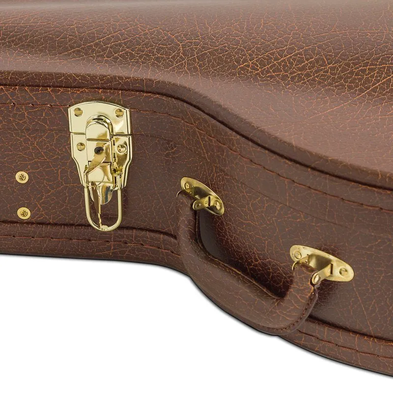 Koda Banjo Case, 19 Fret Banjo Arch Top Wooden Case, 7mm plush interior. Brown & Black Available