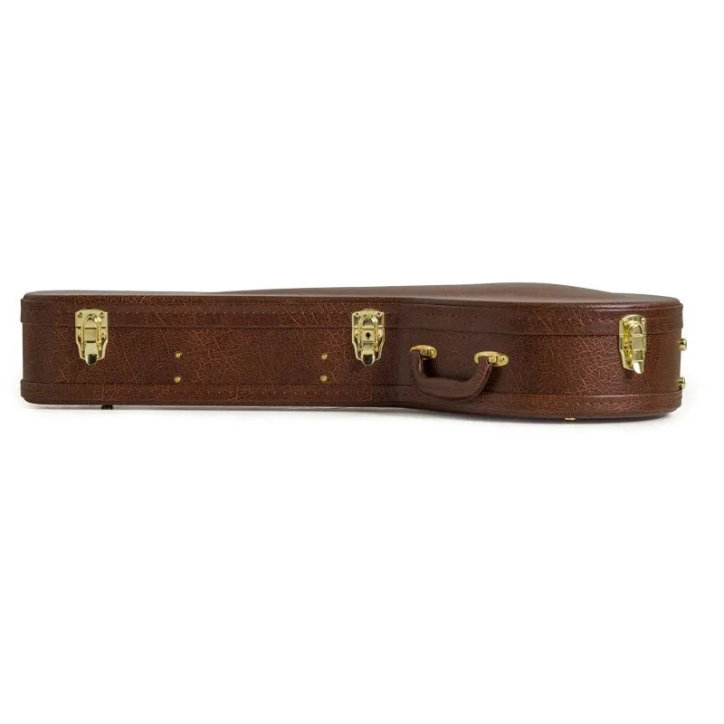 Koda Banjo Case, 19 Fret Banjo Arch Top Wooden Case, 7mm plush interior. Brown & Black Available