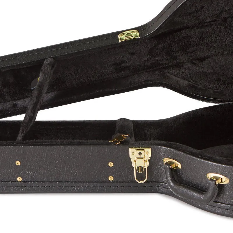 Koda Banjo Case, 19 Fret Banjo Arch Top Wooden Case, 7mm plush interior. Brown & Black Available