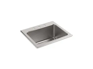 KOHLER K-5798-3 Ballad 25" top-mount single-bowl utility sink