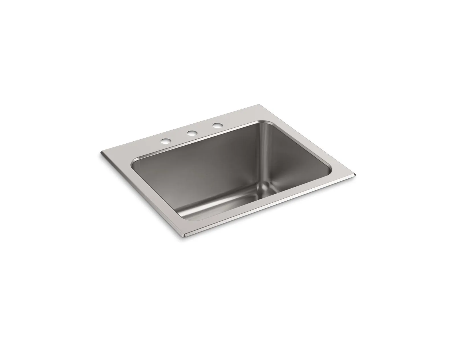 KOHLER K-5798-3 Ballad 25" top-mount single-bowl utility sink