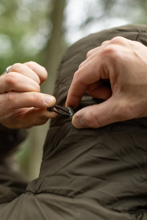 Korda Insulated Hooded Jacket - Dark Olive