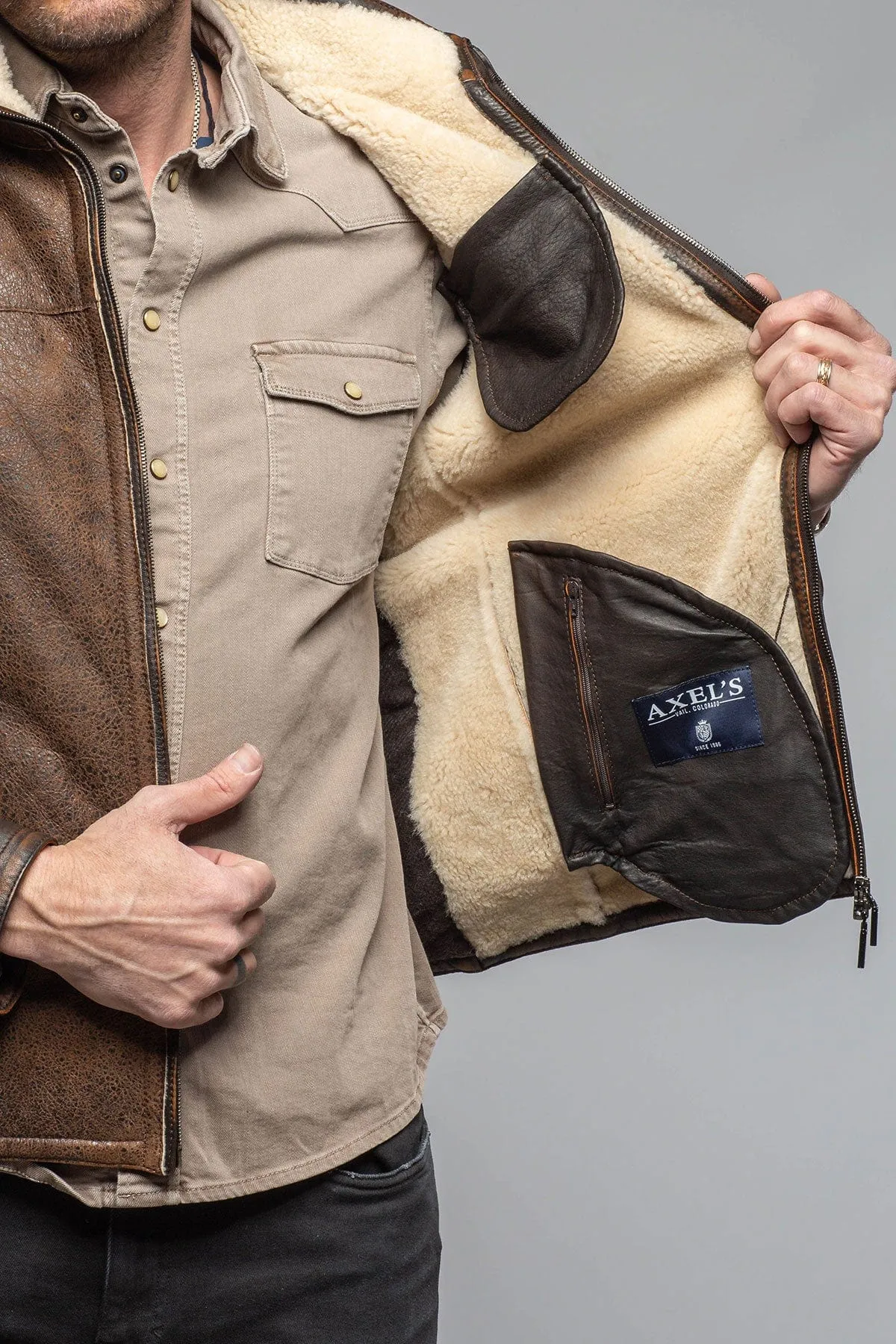Landon Rust Overdye Shearling