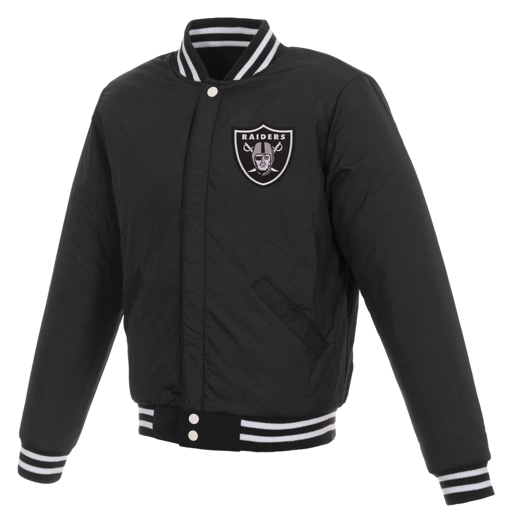 Las Vegas Raiders Reversible Varsity Jacket
