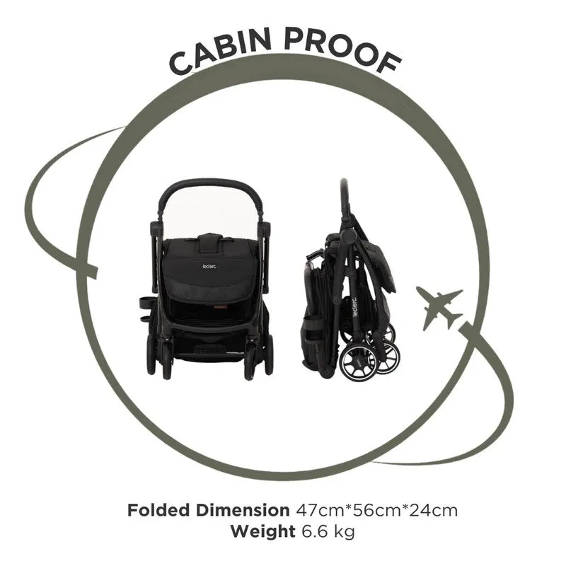 Leclercbaby Magicfold Plus Stroller Black