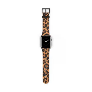 Leopard Print / Faux Leather / Watch Band / Suitable for Apple Watch Series 1, 2, 3, 4, 5, 6, 7 and SE devices