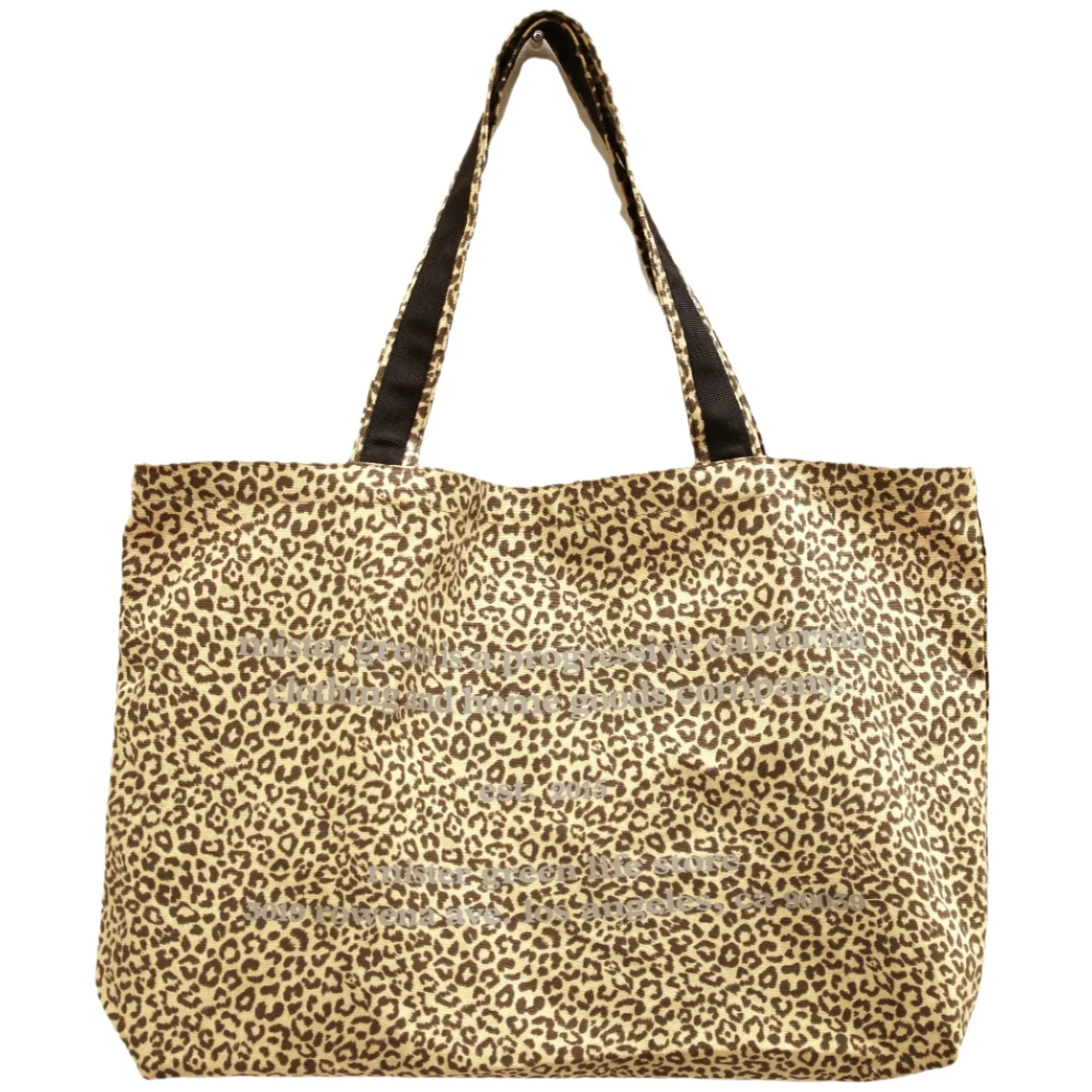 Leopard Shop Tote