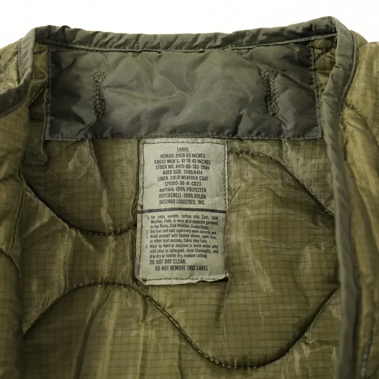 Like New US Army M65 Cold Weather Coat Liner