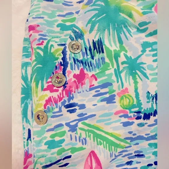 Lilly Pulitzer Knit Side Zip Shorts