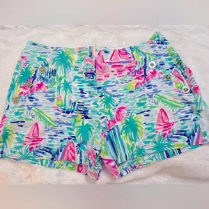 Lilly Pulitzer Knit Side Zip Shorts